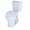 Toto Toilet, 1.28 gpf, E-Max, Floor Mount, Round, Sedona Beige CST243EF#12